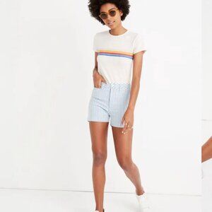 Madewell Emmett Shorts in Railroad Stripe